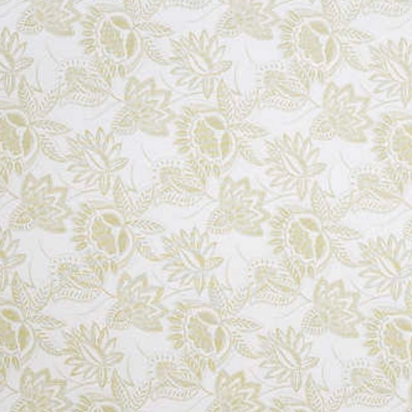 Martha Stewart Paisley Floral 3pc Bath Set Shower Curtain Sage - Picture 2 of 8